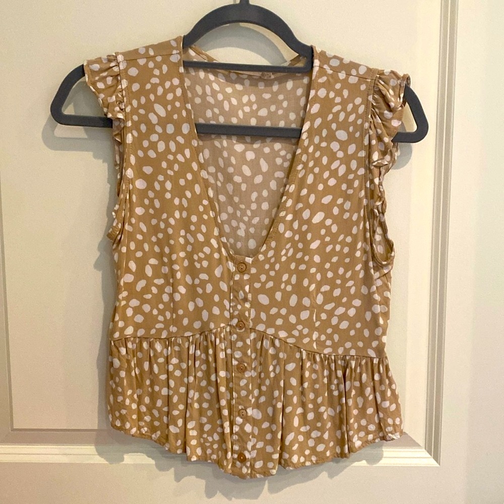EUC Altar’d State peplum top.  Size S